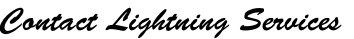 Contact Lightning Services
